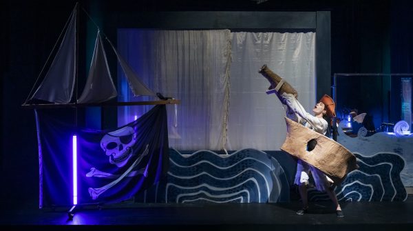 Représentation du spectacle Des Jambes pour une Sirène sur la scène des Plateaux Sauvages